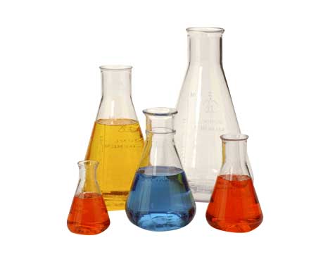 Erlenmeyerkolben, enghals, PC, graduiert, 125 mL
