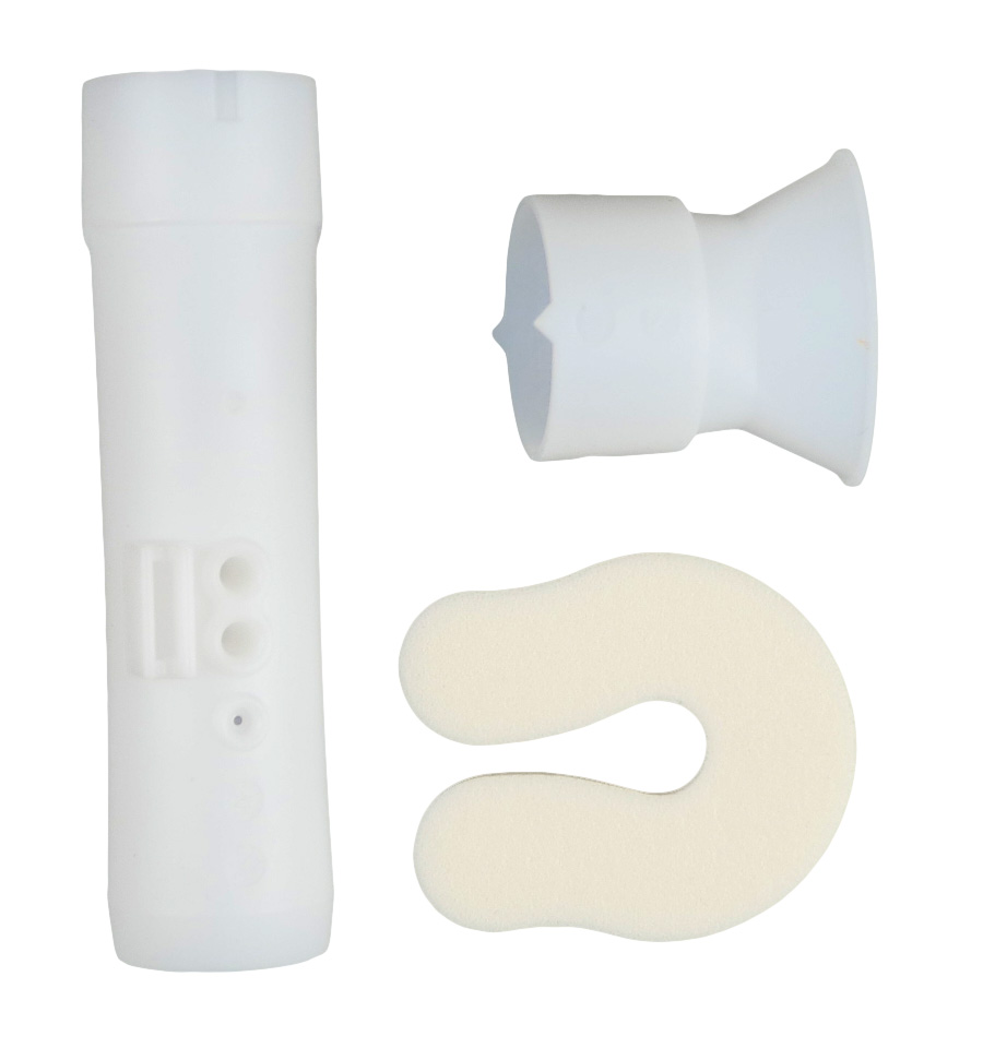 Blueflow Set, Disposable (Sensor, Mundstück + Nasenklemme) (100 Stück)