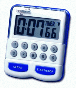 Elektronischer Timer und Stoppuhr, 10 Std. 59 Min. 59 Sek.