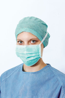 OP-Maske Foliodress® Mask Comfort Perfect, grün