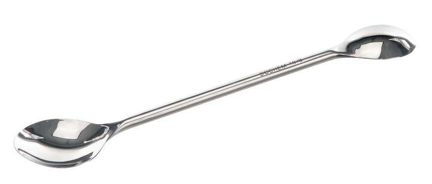 Chemikalienlöffel aus 18/10 Stahl, Löffel doppelseitig