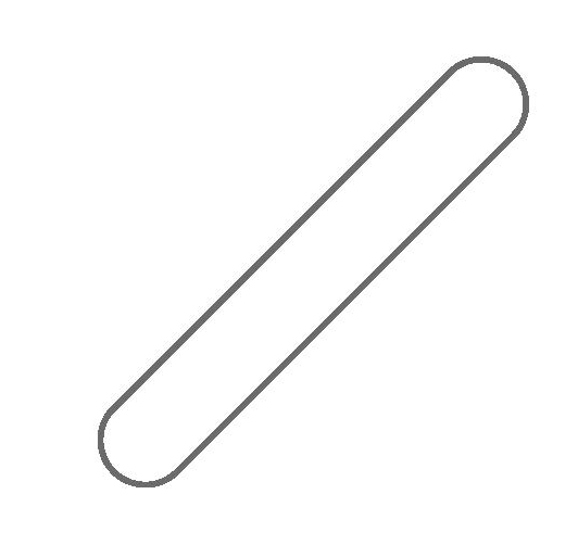 IKAFLON 30 Magnetrührstäbchen, 30 x 8 mm, rund, 5 Stück