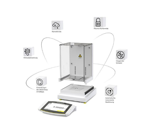 Cubis® II MCA524S-2S00UQP99 , 520 g, Teilung 0,1 mg, manueller Windschutz, QP99