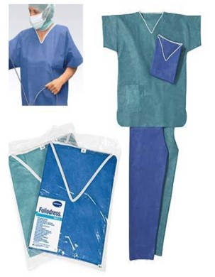 Foliodress Suit, OP-Bereichskleidung in blau
