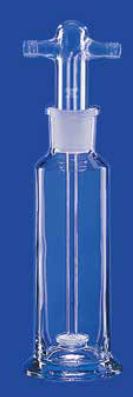 Gaswaschflasche nach Drechsel, NS 29/32, mit Filterplatte, Olive/Olive, 1.000 mL