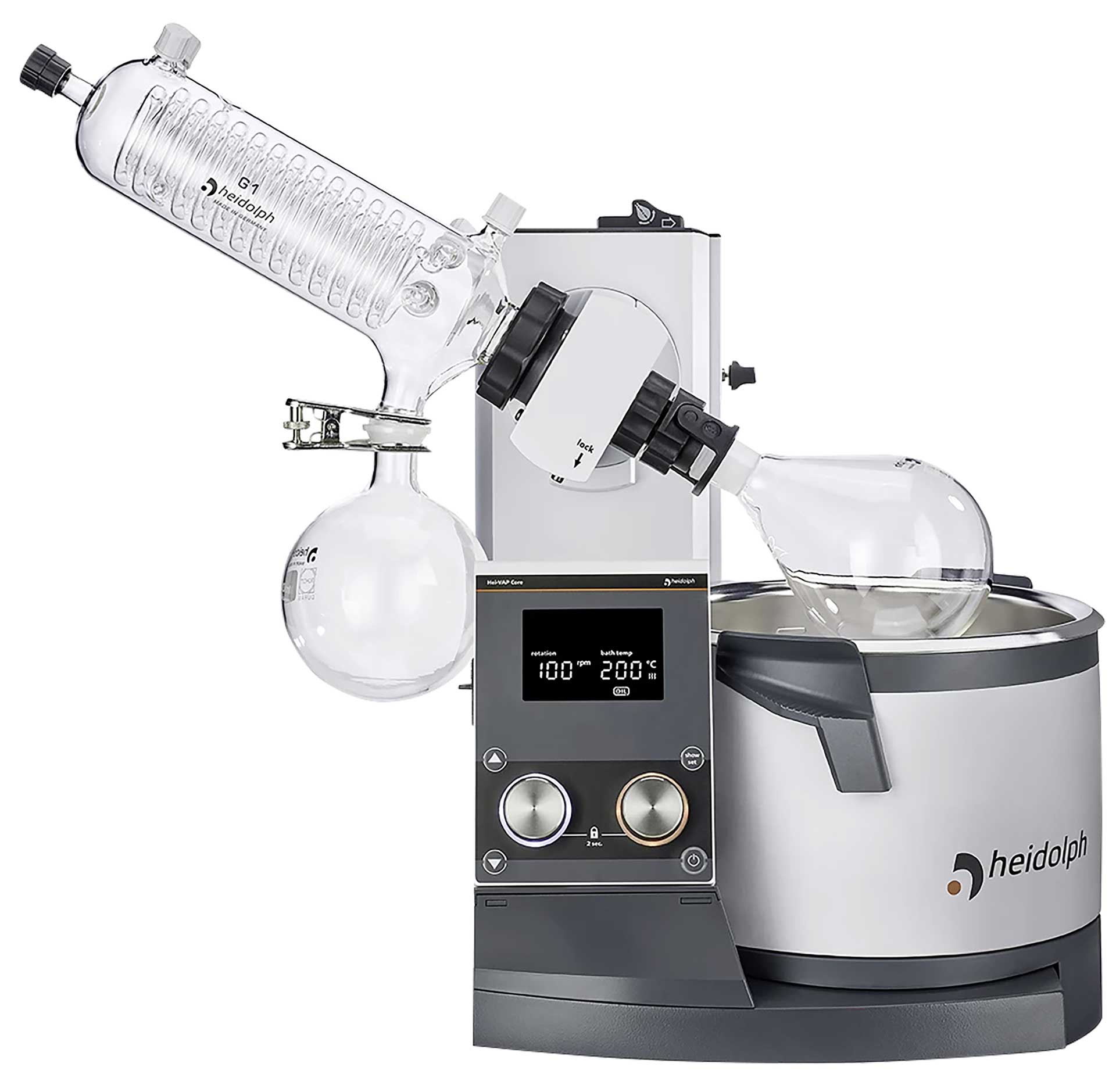 Rotationsverdampfer Hei-VAP Core mit Handlift
