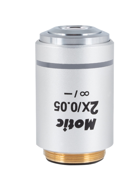 Objektiv CCIS® Plan achromatisch, UC PL 2X/0.05 (WD=7,2mm)
