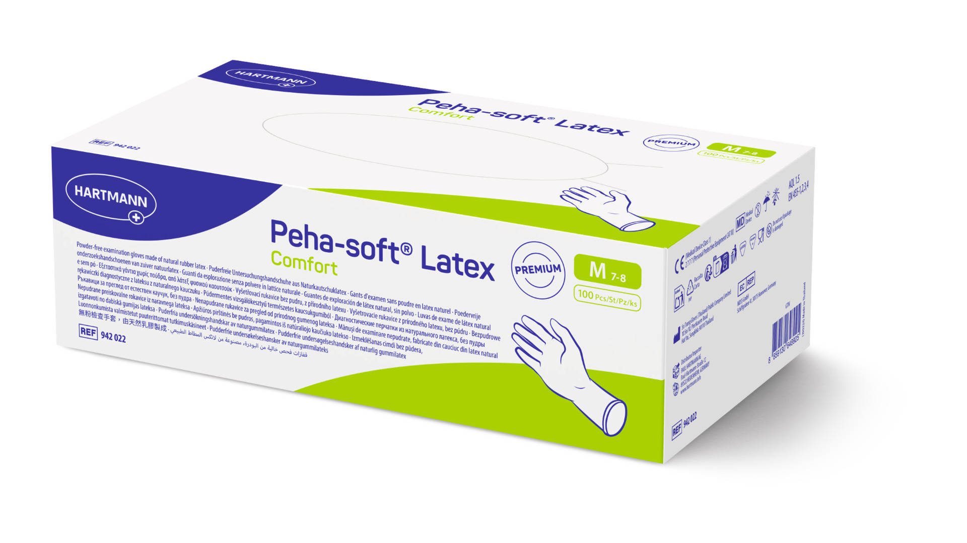 Peha-soft®latex comfort Untersuchungshandschuhe