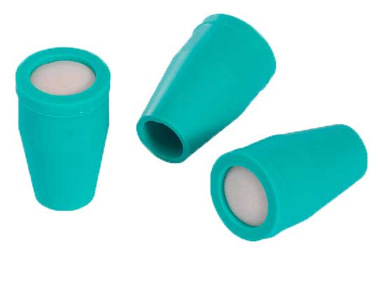 Sterilstopfen SILICOSEN®, grün. S-Typen
