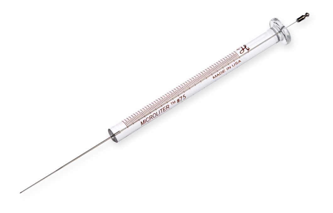 Mikroliterspritzel 75 ASN, 5 µL, zementierte Nadel, 23s-26s gauge, 1.71 in,