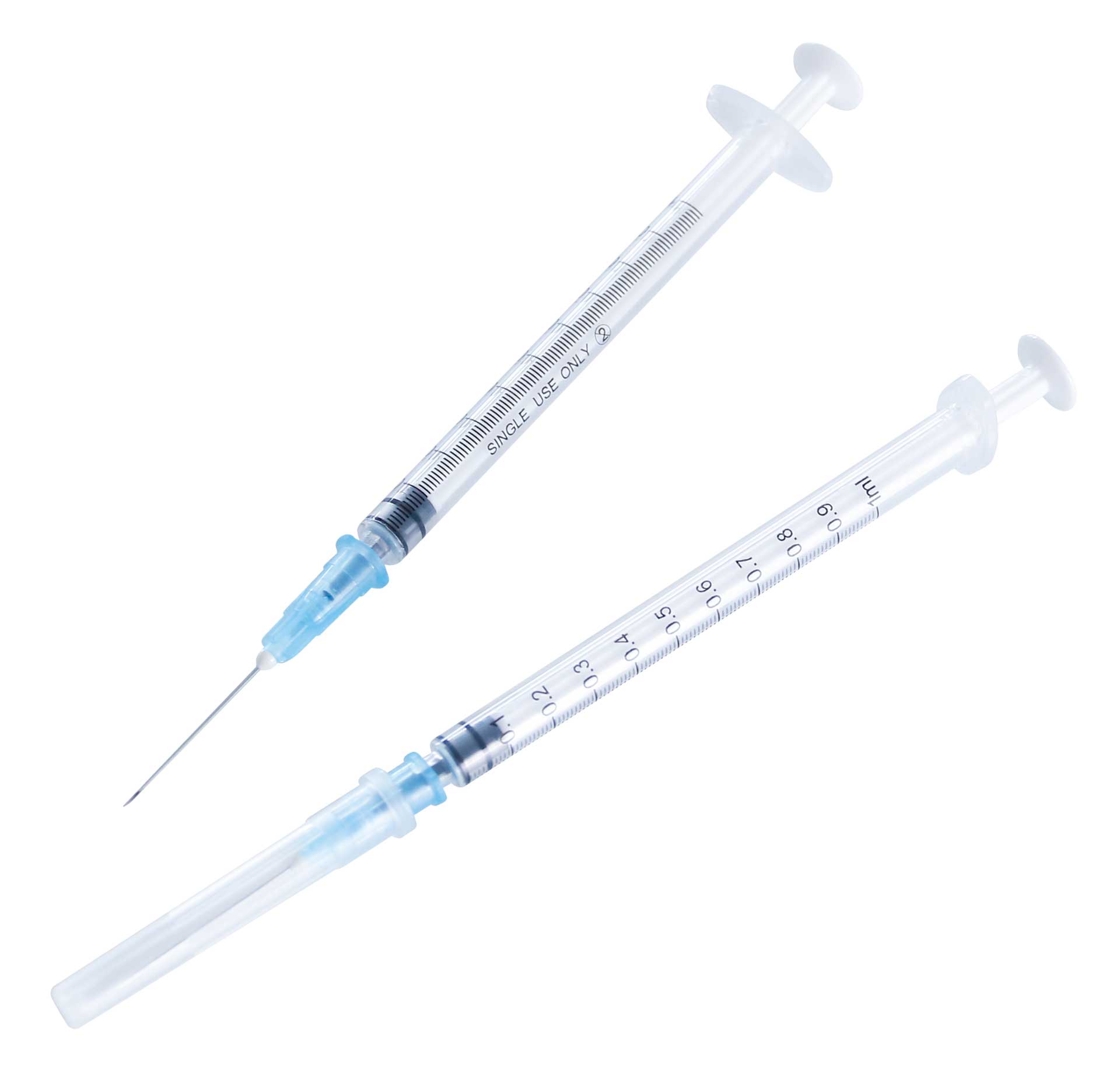 Einmalspritze 1 mL, mit aufgesetzter Kanüle