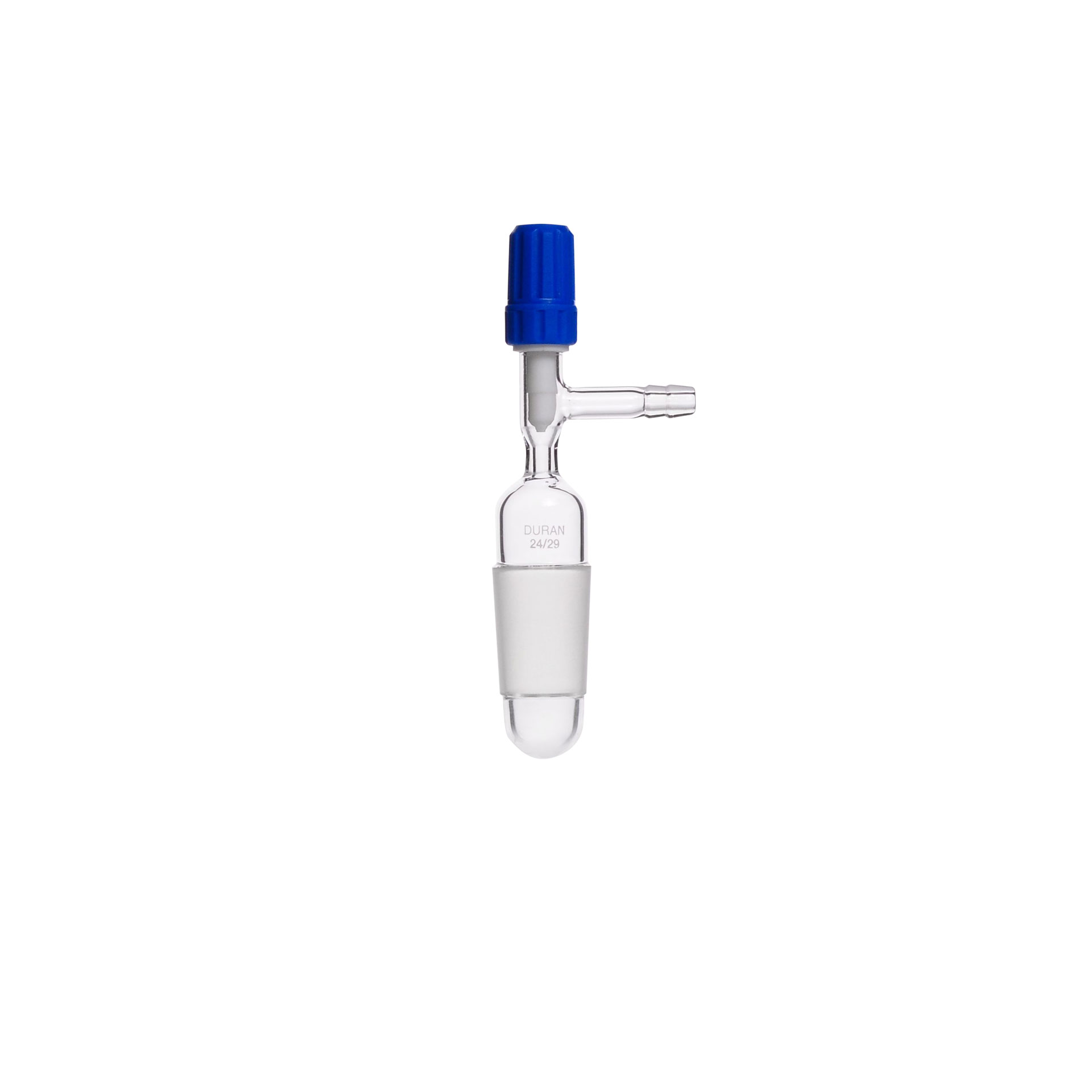 Exsikkator-Hahn mit PTFE-Spindel für Tubusdeckel, für Typ NOVUS