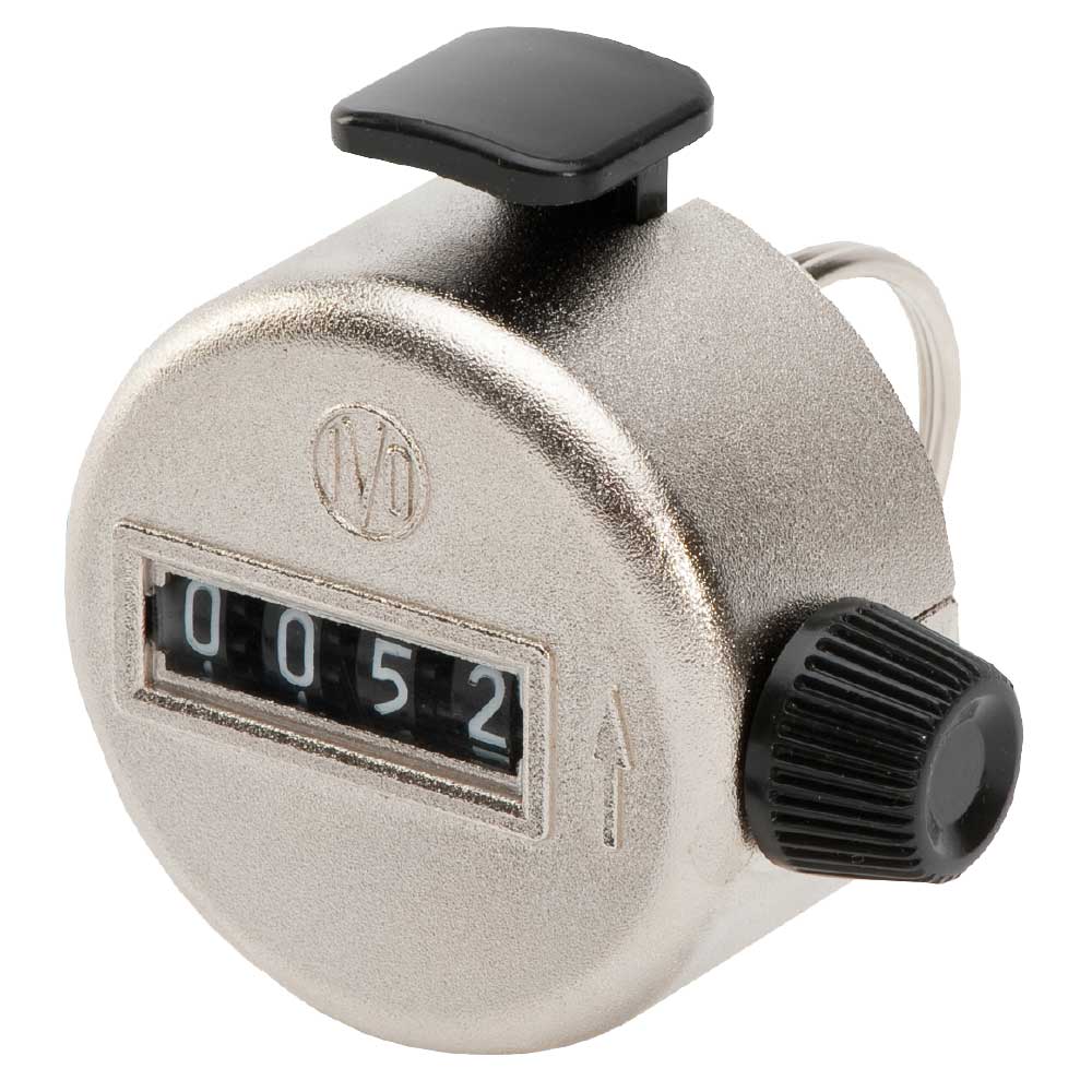 Hand-Stückzähler 0-9999, mit Ring