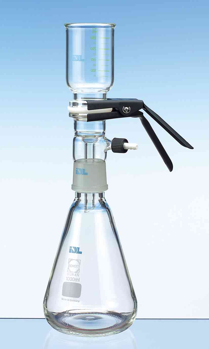 Filtrationsgerät mit Glasfilterplatte