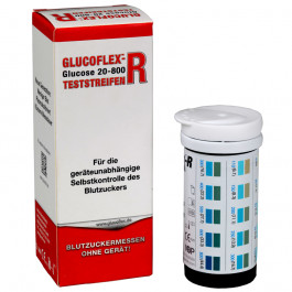 Glucoflex-R 20-800 Blutzuckerteststreifen, 25 Stück