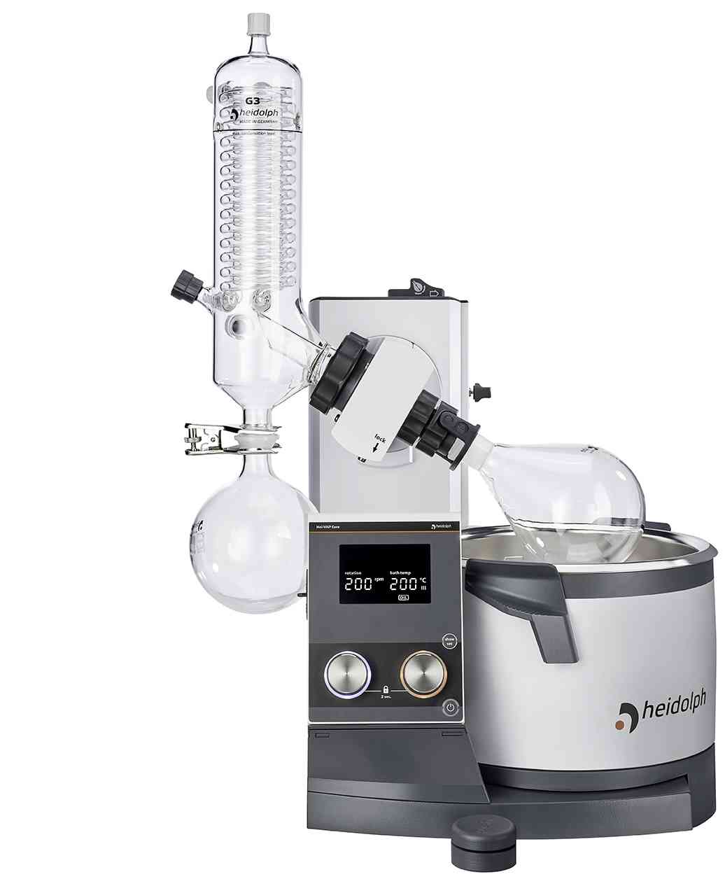 Rotationsverdampfer Hei-VAP Core mit Handlift, beschichtet