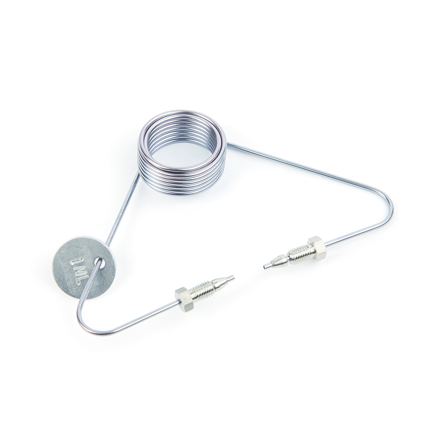 Gasprobenschleife, 1/16"-Fittings für "W-Typ"-Ventile
