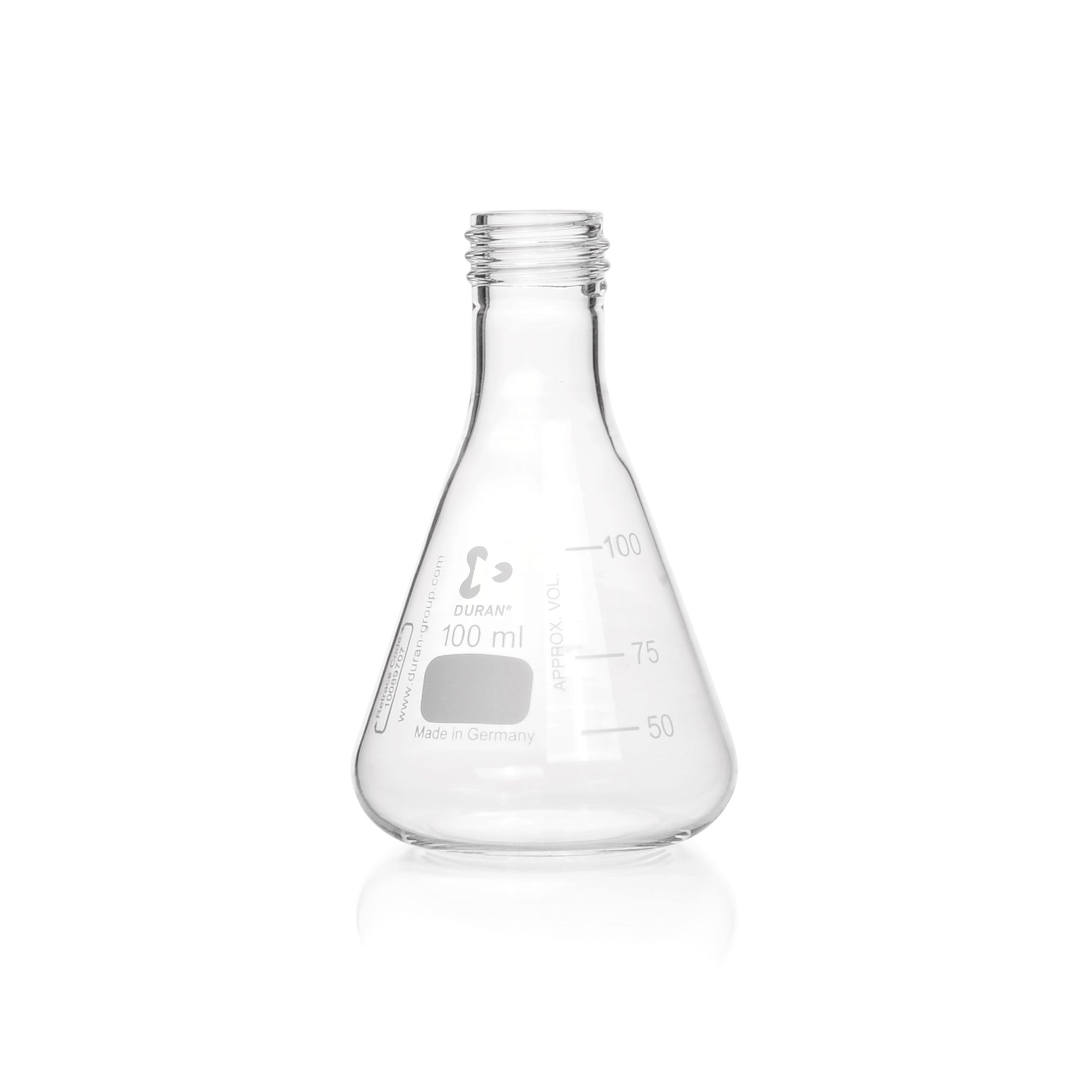 DURAN® Erlenmeyerkolben, mit Schraubgewinde GL 25