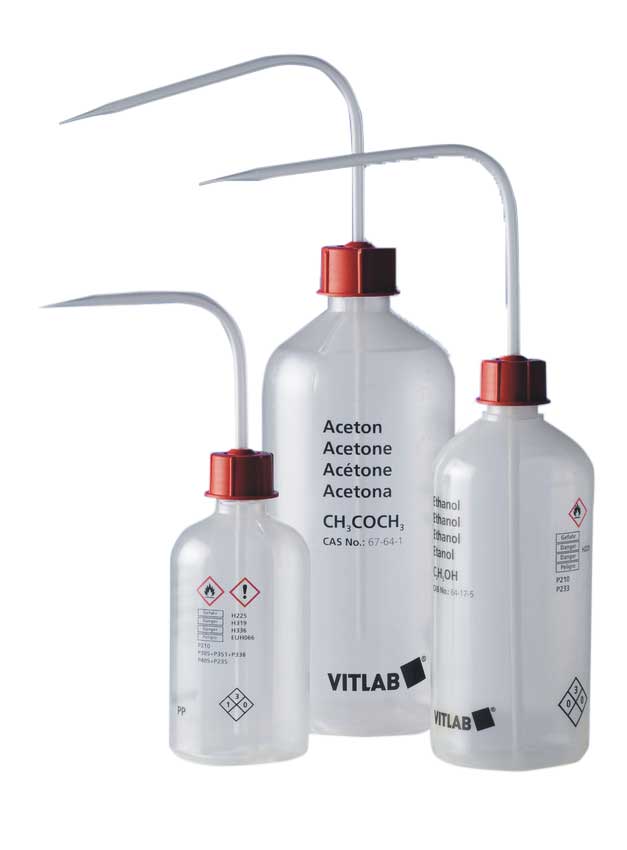VITsafe Sicherheitsspritzflaschen, enghals, 500 mL