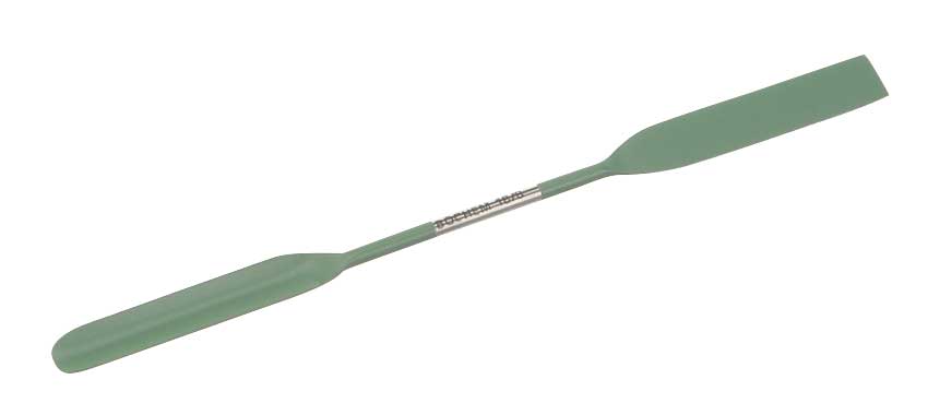 Mikro Schaufel aus 18/10 Stahl, halbrund, Teflon besichtet