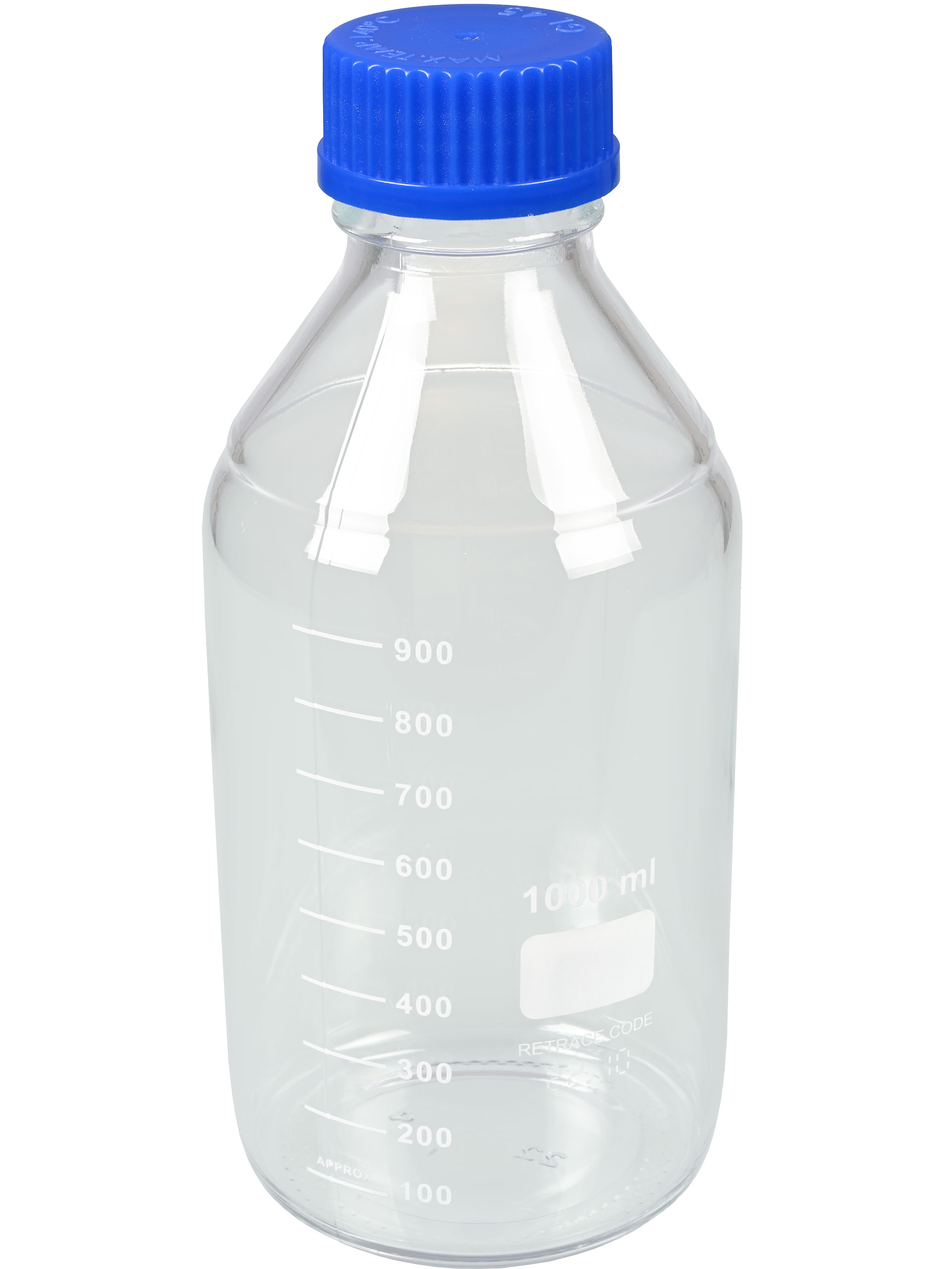 Probenflasche, aus Glas, 1.000 mL