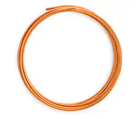 Kupferrohr, 1/8 Zoll x 1,65 mm ID, 12 Fuß