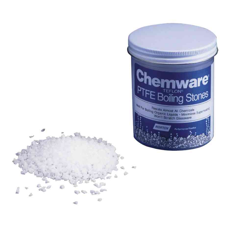 Siedesteine aus PTFE, Körnung 1,5 mm, 450 g