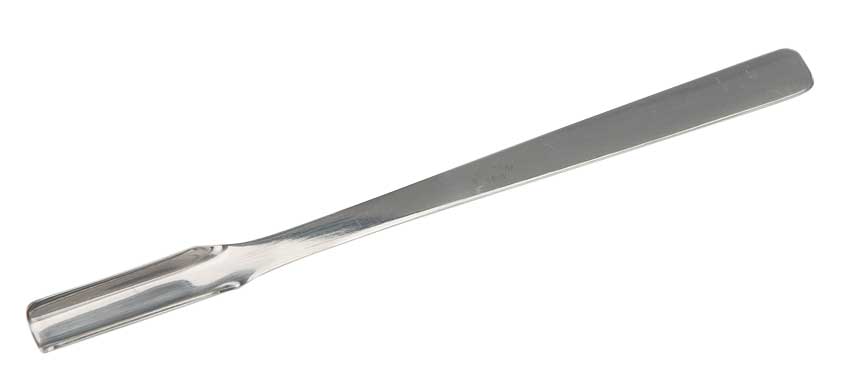 Laborlöffel aus 18/10 Stahl, schaufelförmig