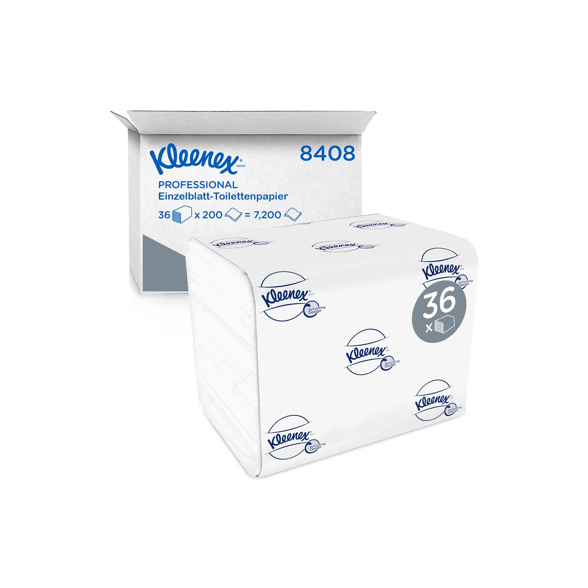 KLEENEX® Ultra Toilet Tissue, hochweiß, 2-lagig