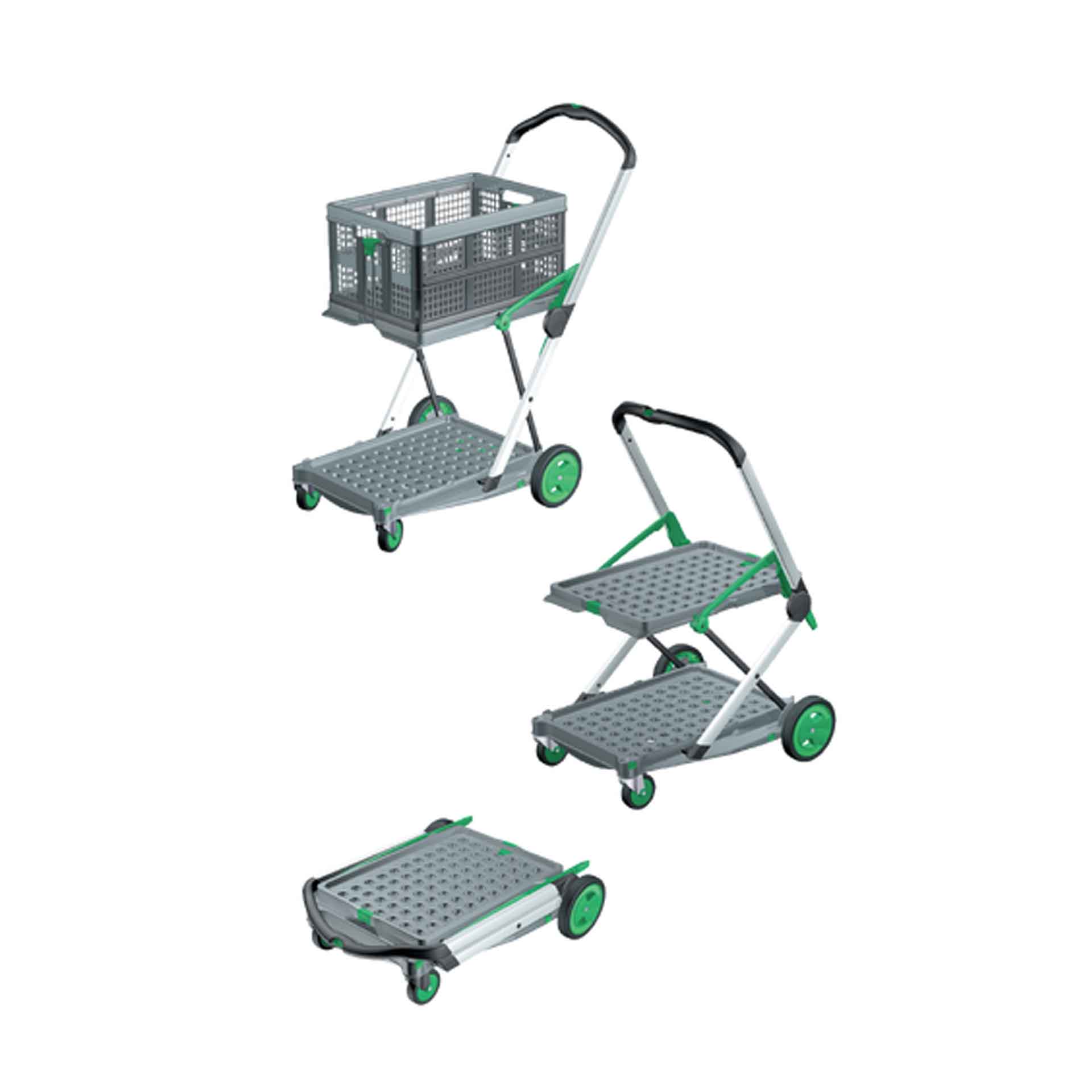 Transportwagen 2 Etagen-faltbar Tragkraft bis 60 kg