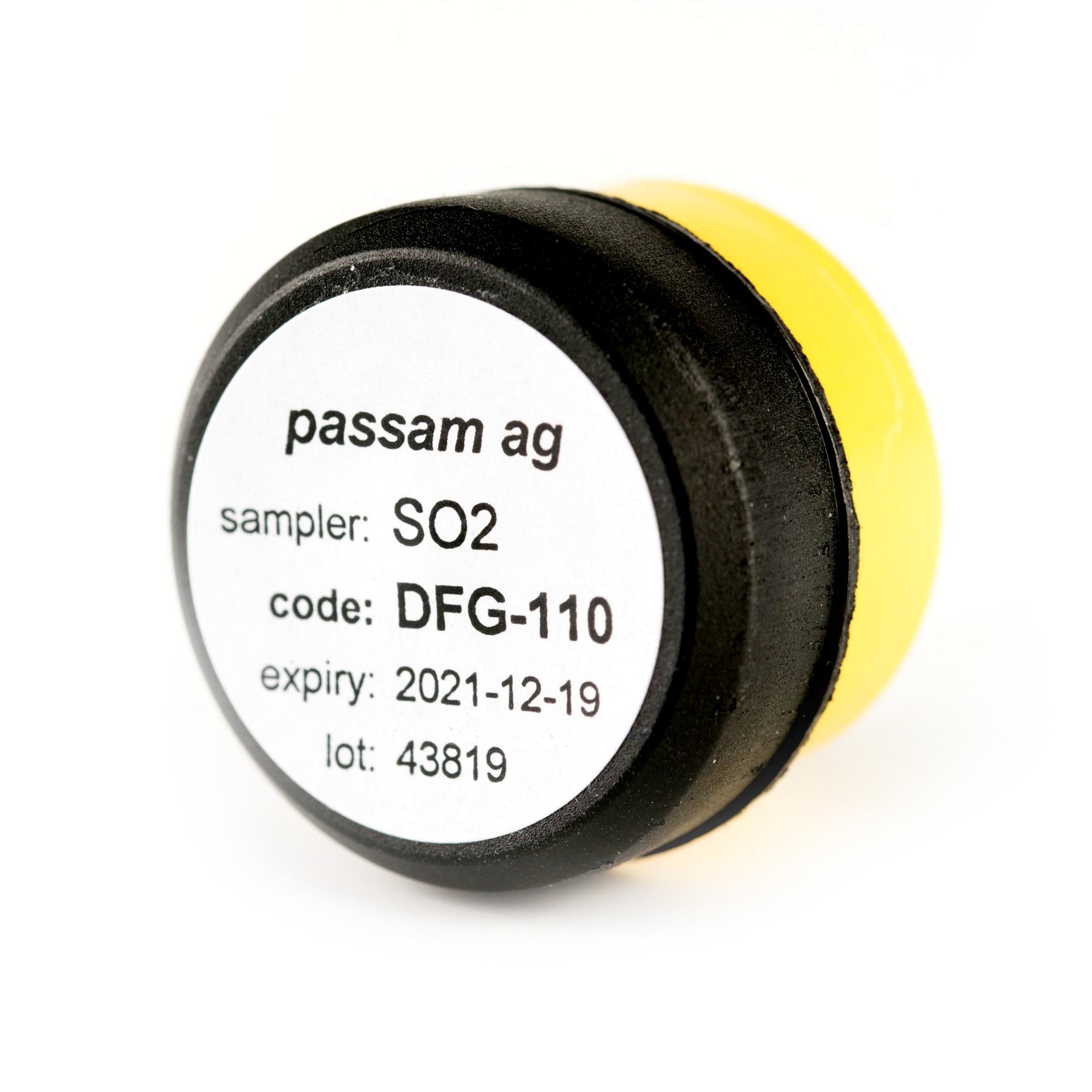 SO2 Badge-Typ, inkl. Analyse