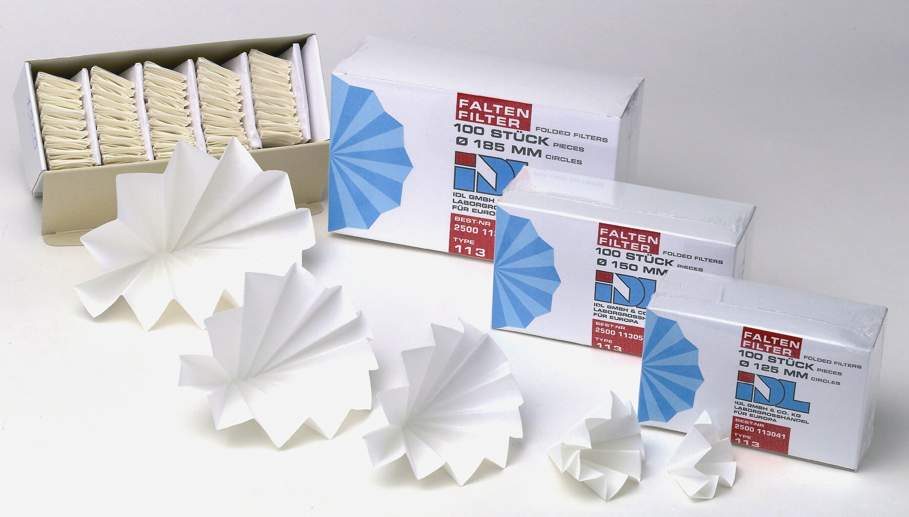 Faltenfilter, mittelschnell filtrierend