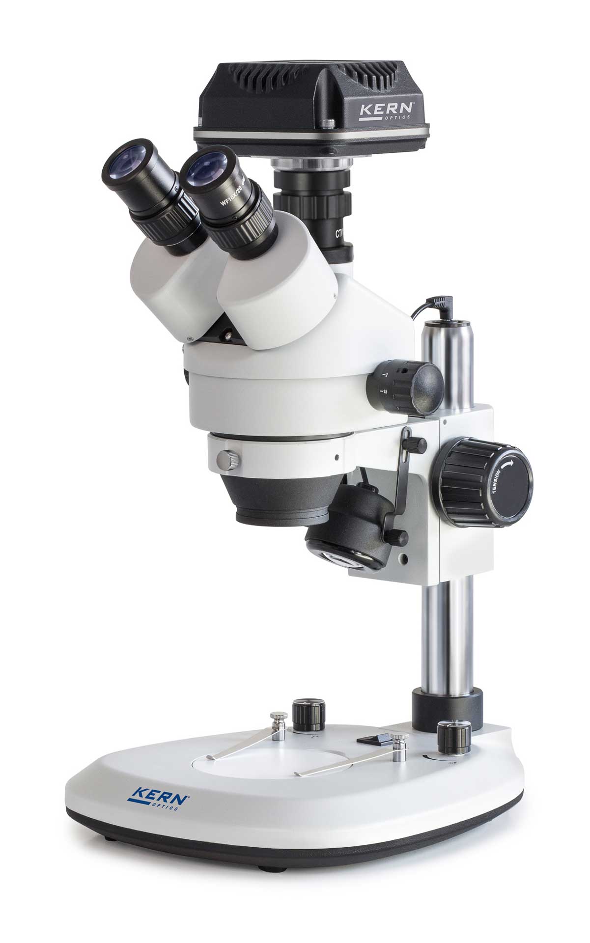 Digitalmikroskop-Set OZL 464C825, Stereo-Zoom-Mikroskop inkl. adaptierter C-Mount Kamera ODC 825