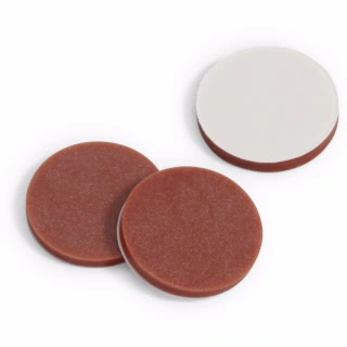 Septa für Schraubverschlüsse, zertifiziert, PTFE/rotes Silikon, 100 St.
