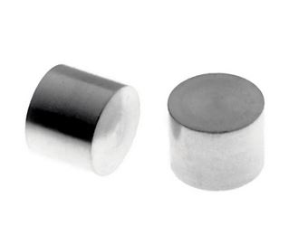 Zylinder Probenteller / -halter für JEOL, AD 12,5 mm, Höhe 10 mm, Aluminium, 50 Stück