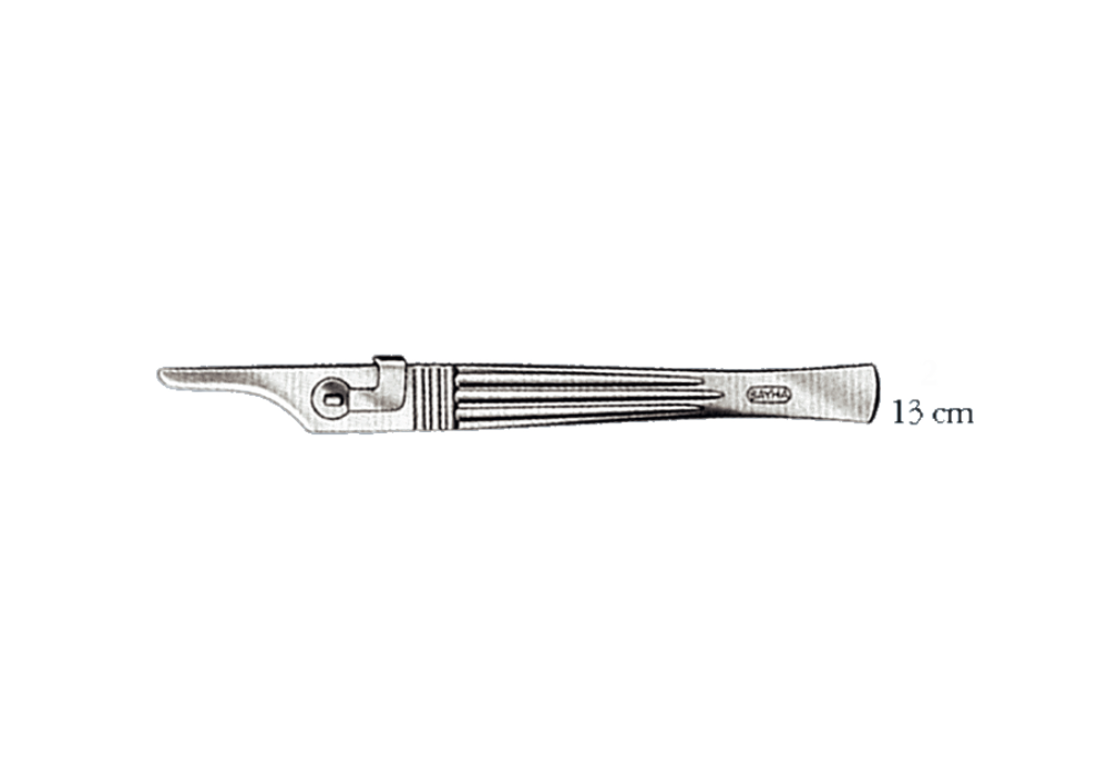 Skalpellgriff, 130 mm, Edelstahl