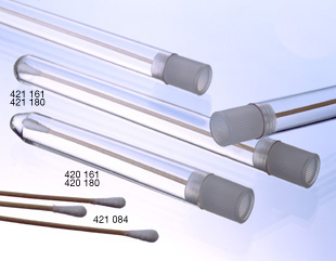 Abstrichbesteck, PS, mit Wattetupfer, steril