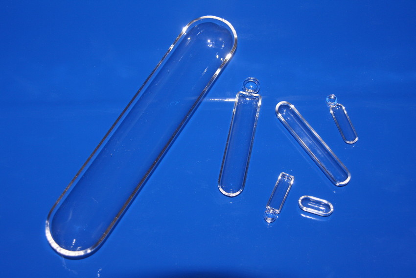 Quarzglas-Verbrennungsschiffchen ohne Griff
