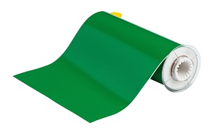BBP85 Vinyl-Endlosetiketten, ca. 254 mm x 15 m, grün
