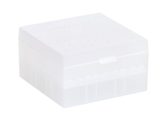 ratiolab® Kryo-Boxen, Raster 9 x 9, 133 x 133 x 52 mm, PP, 5 Stück