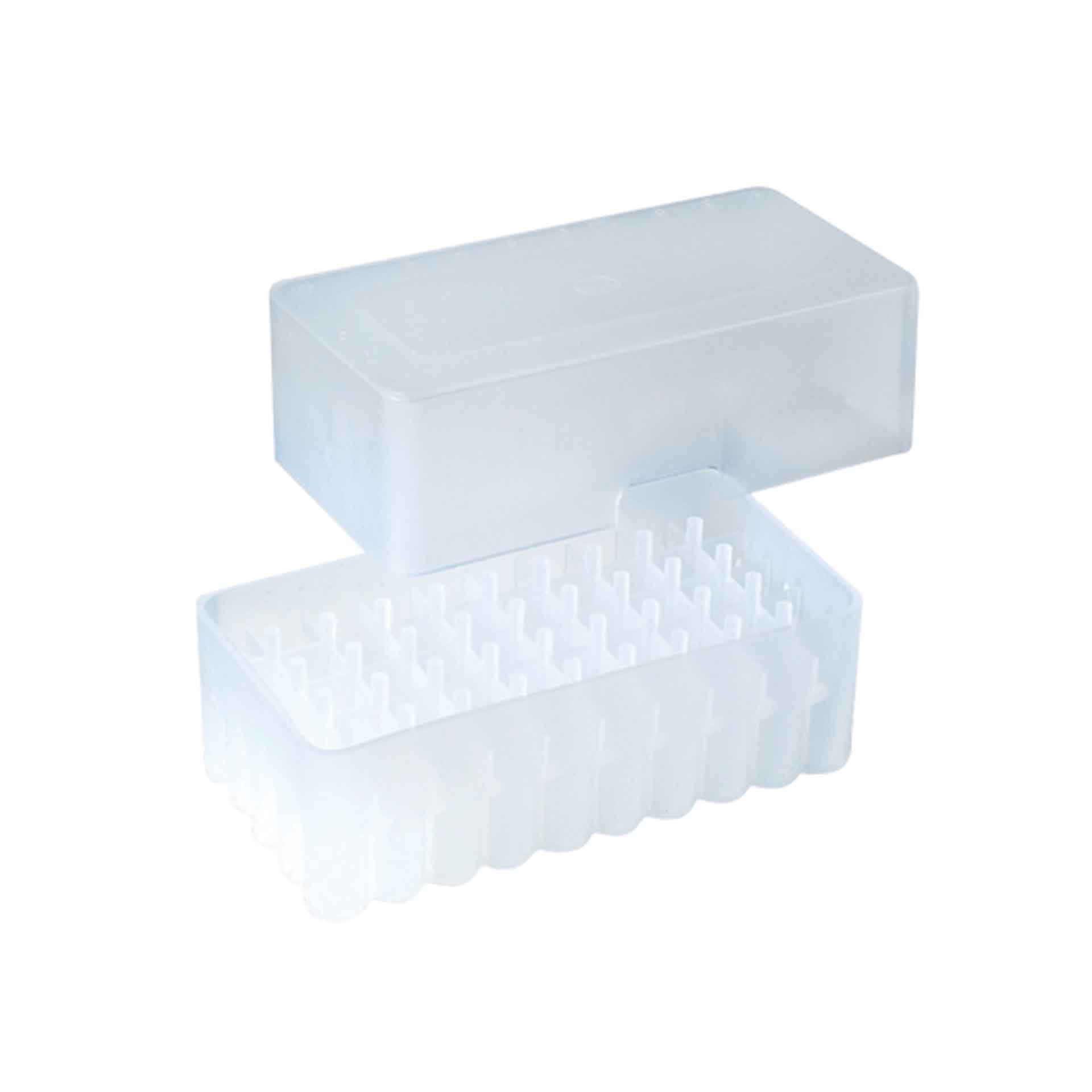 Aufbewahrungsbox für Gefässe bis 9 mm, 5 x 10 Plätze