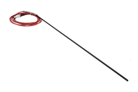 Pt100 Externfühler, 600 x 6 mm ø, Edelstahl / PTFE beschichtet, 3 m Anschlußkabel