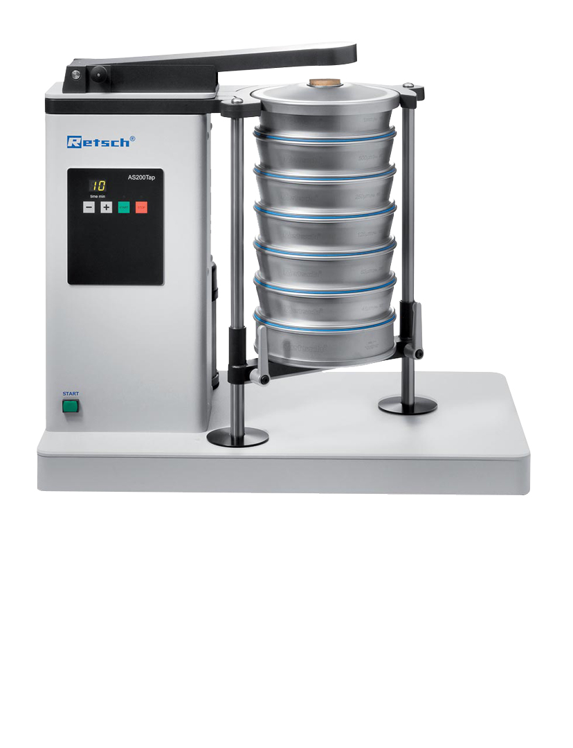 Analysen-Siebmaschine AS 200 tap inkl. Schallschutzschrank