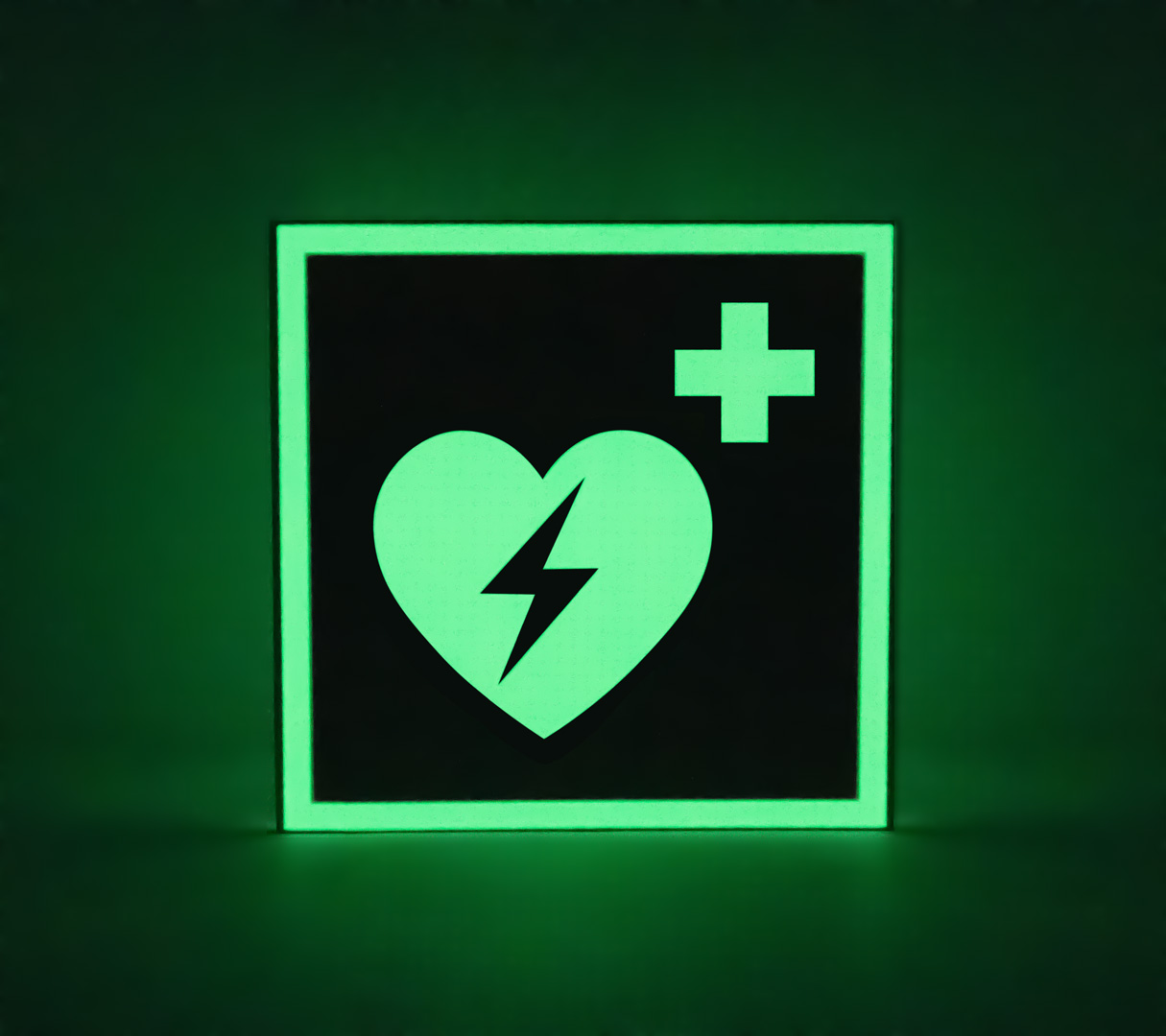 AED Hinweisschild