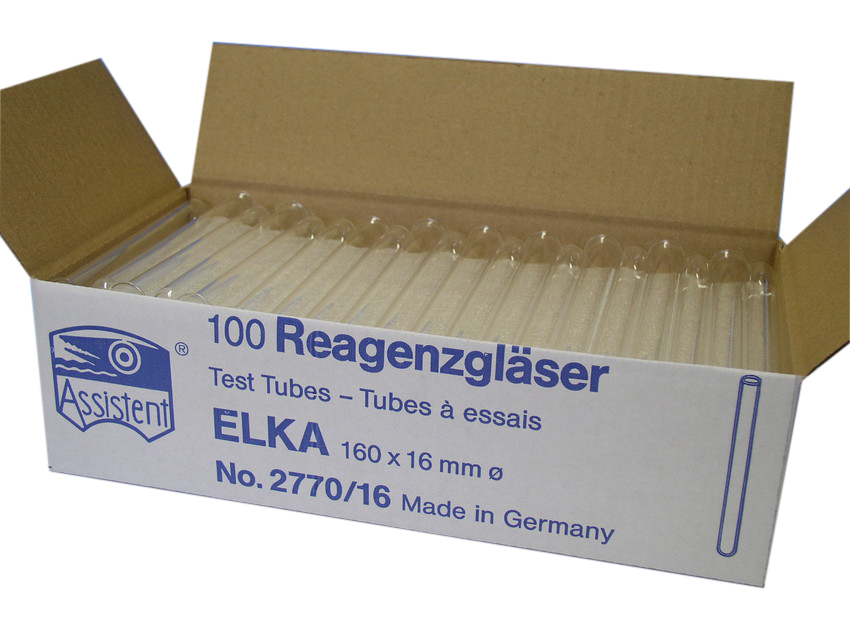 Reagenzgläser „ELKA“ mit Bördelrand, AR®-/Soda-Glas
