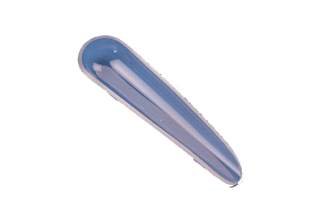 Glas-Wägeschiffchen, 100 mm, offene Schaufelform