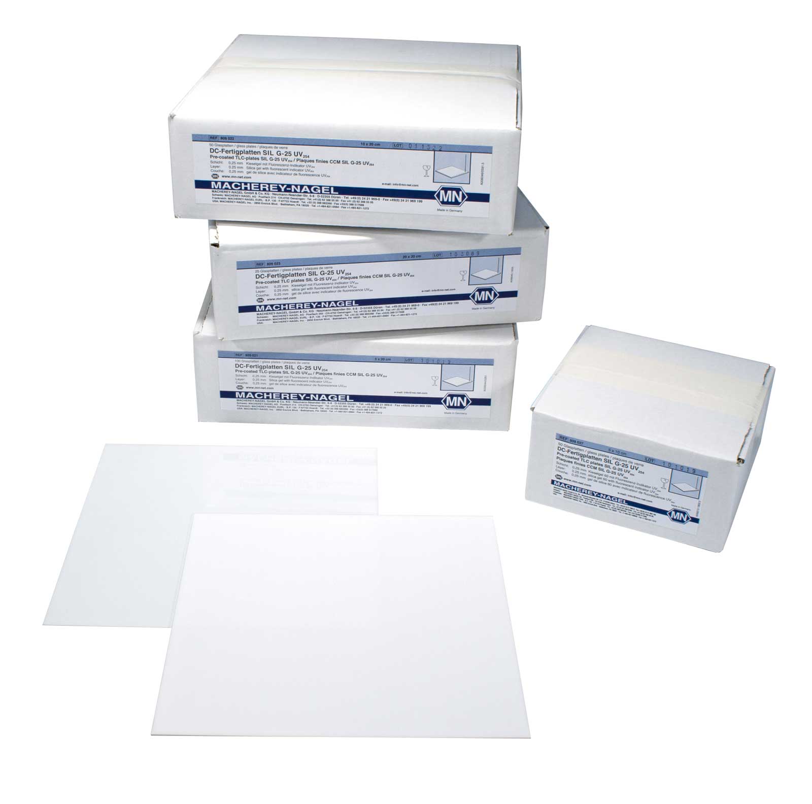 DC-Platten SIL G-200 UV 254 20x20 cm