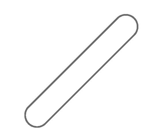 IKAFLON 25 Magnetrührstäbchen, 25 x 8 mm, rund, 5 Stück