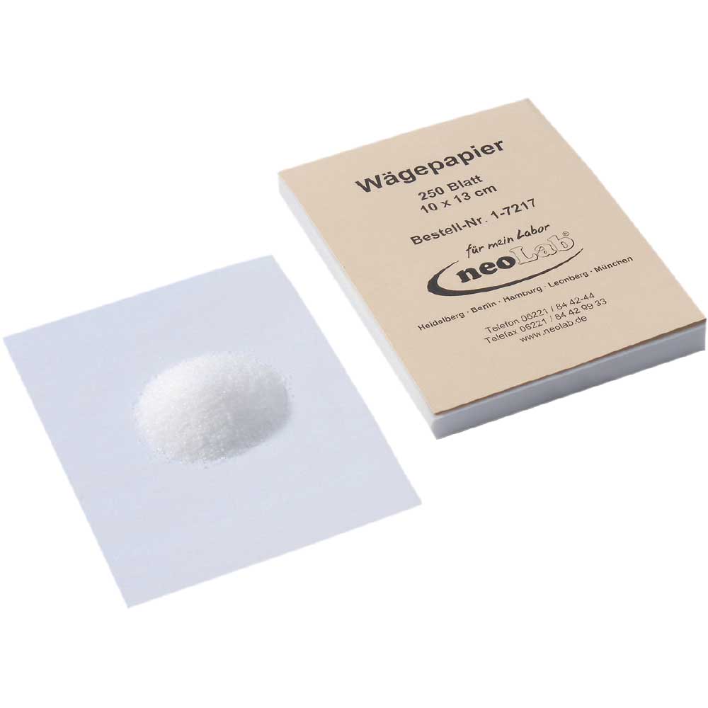 Wägepapier Block, 100 x 133 mm, 250 Blatt