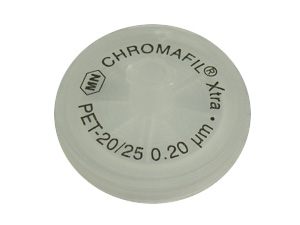 Spritzenfilter Chromafil Xtra PET, 25 mm, 0,2 µm, beschriftet